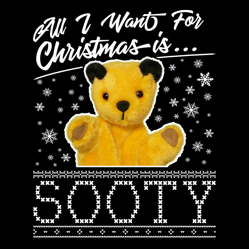 Sooty Christmas All I Want For Christmas Is Sooty Kids Sweatshirt