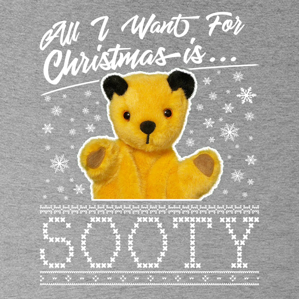 Sooty Christmas All I Want For Christmas Is Sooty Kids T-Shirt
