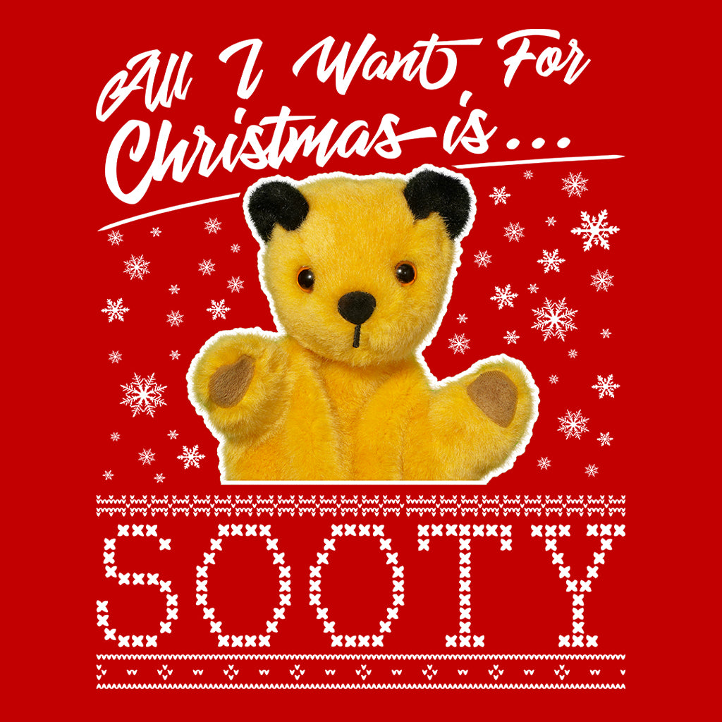 Sooty Christmas All I Want For Christmas Is Sooty Women's Sweatshirt