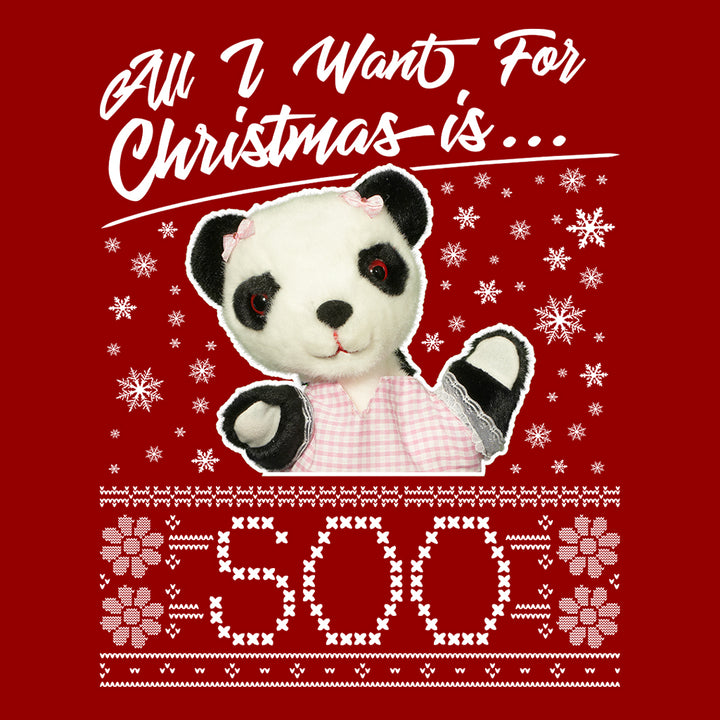 Sooty Christmas All I Want For Christmas Is Soo Men's Sweatshirt