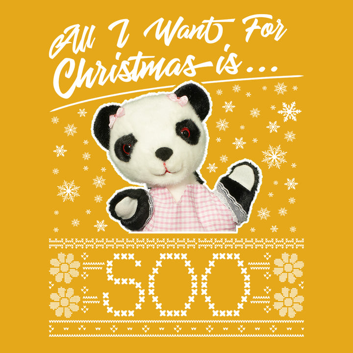 Sooty Christmas All I Want For Christmas Is Soo Men's Sweatshirt