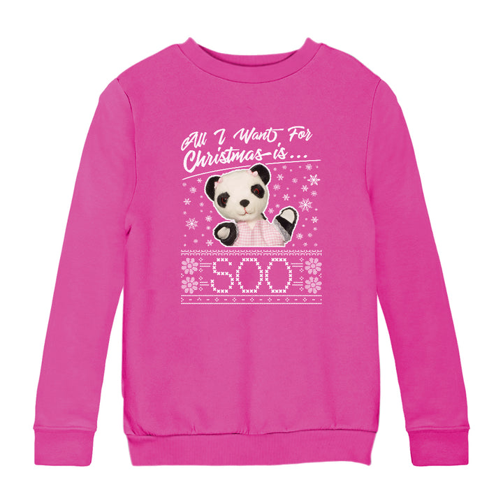 Sooty Christmas All I Want For Christmas Is Soo Kids Sweatshirt