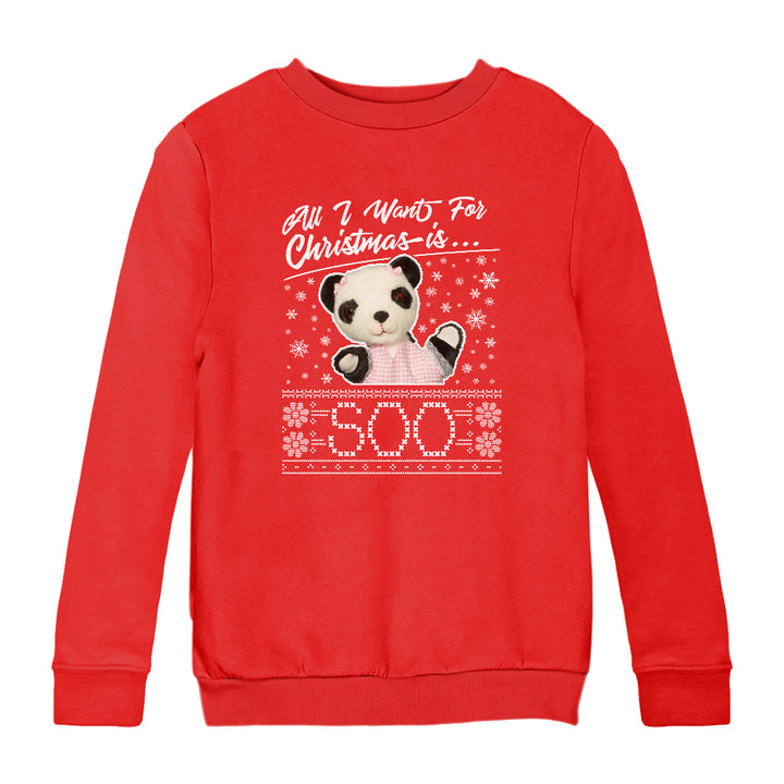 Sooty Christmas All I Want For Christmas Is Soo Kids Sweatshirt