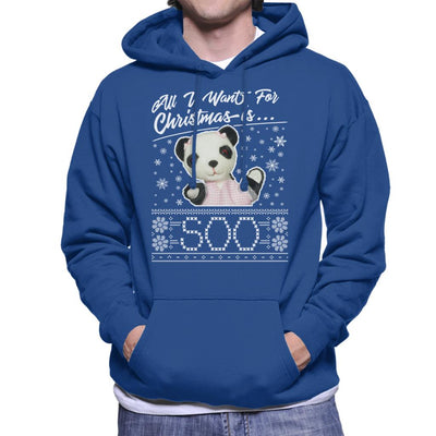 Sooty Christmas All I Want For Christmas Is Soo Men's Hooded Sweatshirt-Sooty's Shop