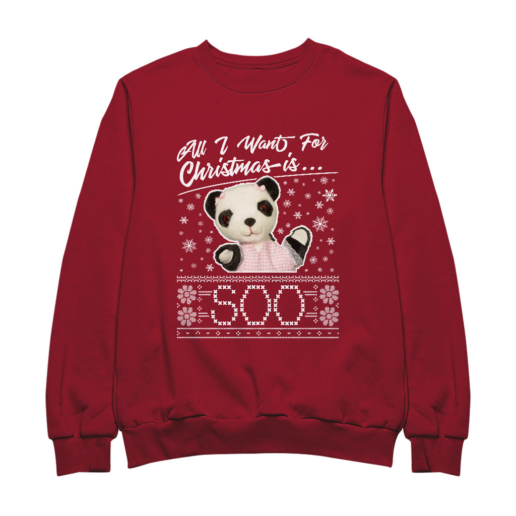 Sooty Christmas All I Want For Christmas Is Soo Men's Sweatshirt