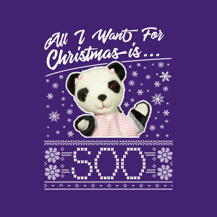 Sooty Christmas All I Want For Christmas Is Soo Women's Hooded Sweatshirt