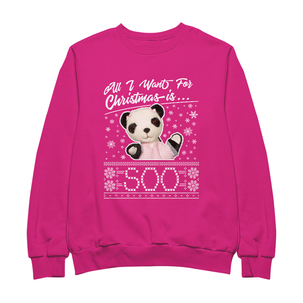 Sooty Christmas All I Want For Christmas Is Soo Women's Sweatshirt