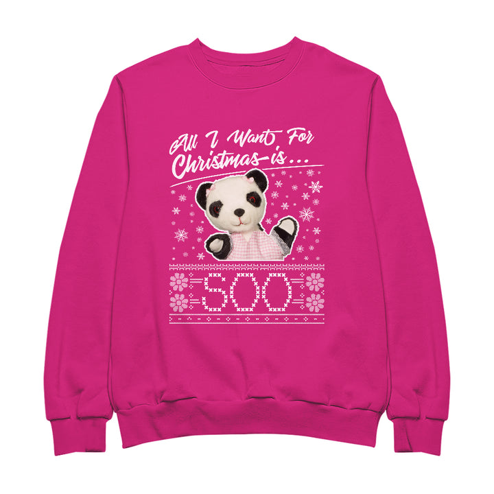 Sooty Christmas All I Want For Christmas Is Soo Women's Sweatshirt