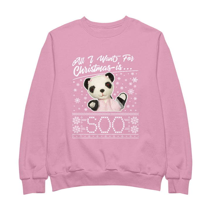 Sooty Christmas All I Want For Christmas Is Soo Women's Sweatshirt