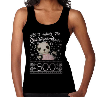 Sooty Christmas All I Want For Christmas Is Soo Women's Vest-Sooty's Shop