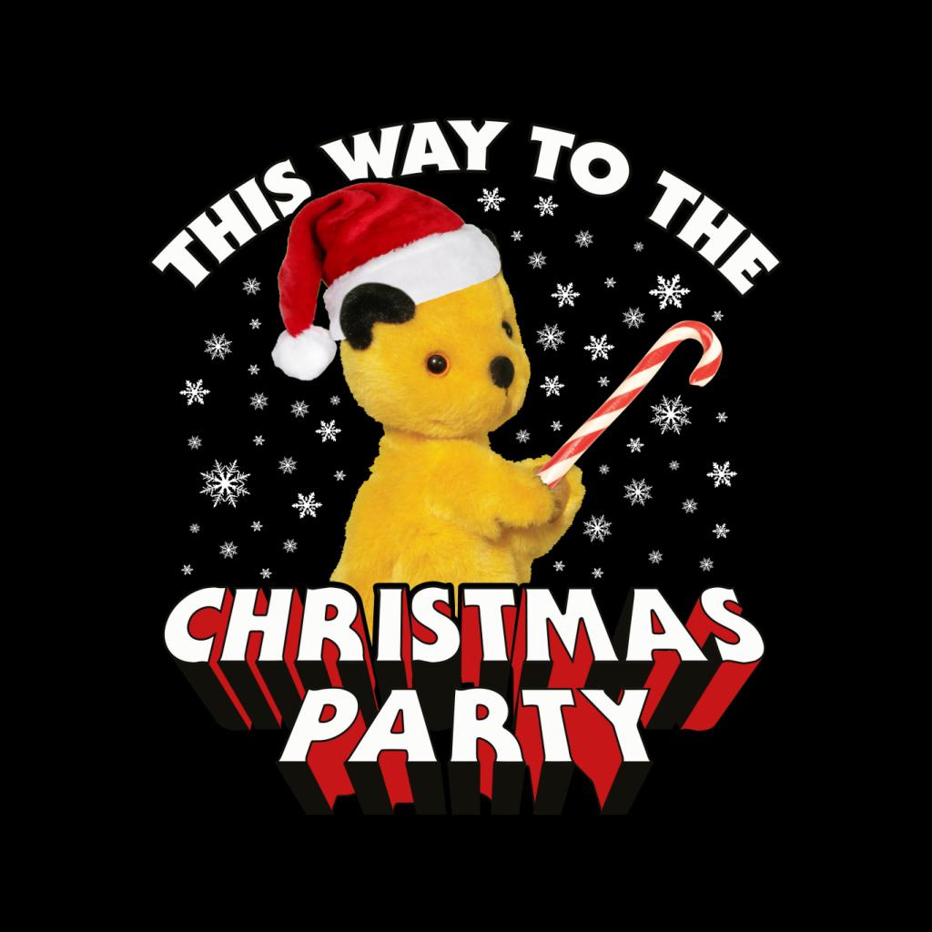 Sooty Christmas This Way To The Christmas Party Kids Hooded Sweatshirt
