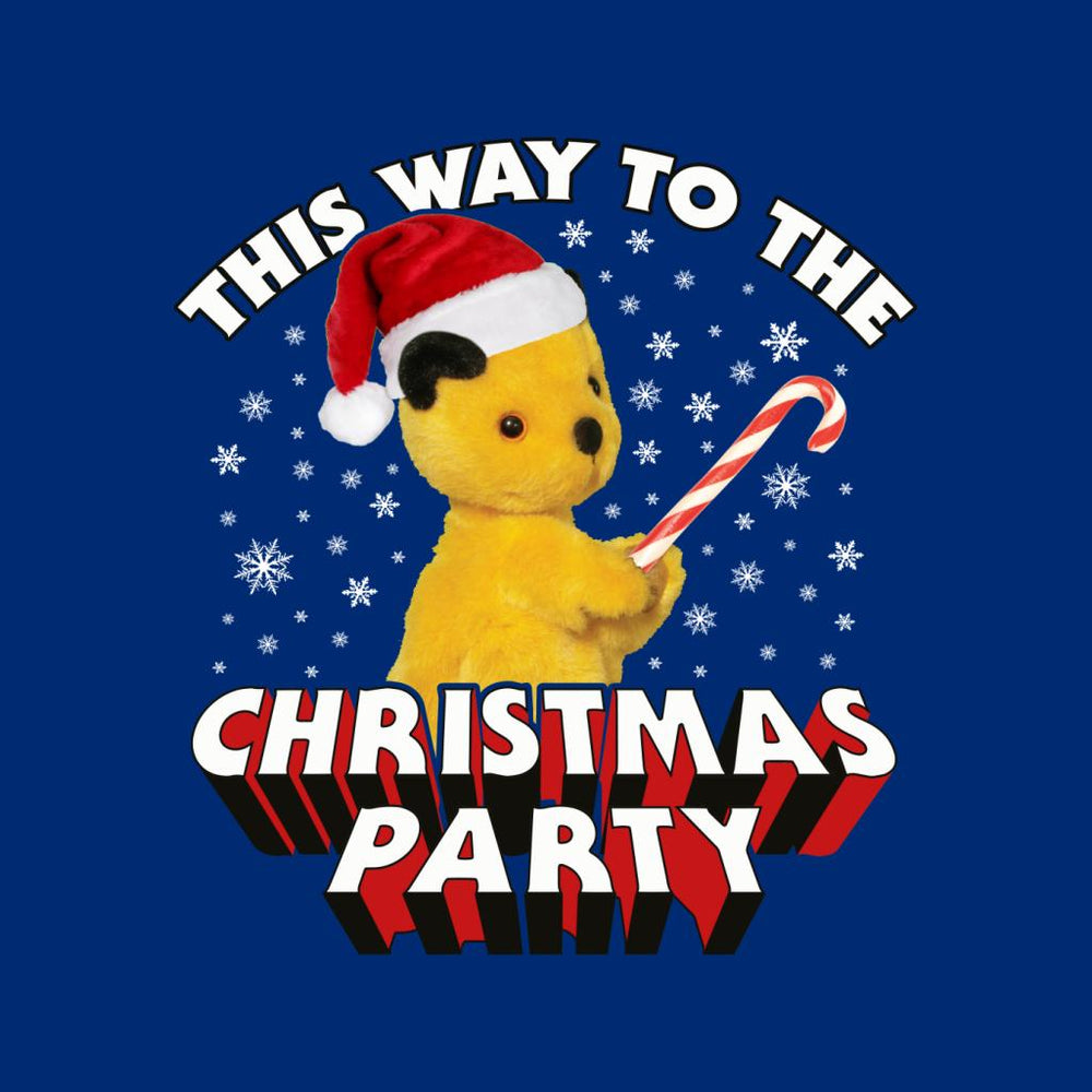Sooty Christmas This Way To The Christmas Party Women's T-Shirt-Sooty's Shop