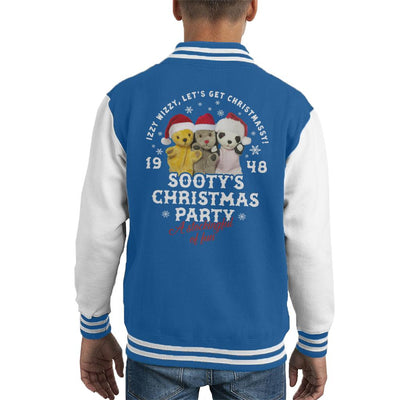 Sooty Christmas A Stockingful Of Fun Kid's Varsity Jacket-Sooty's Shop