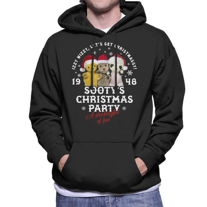 Sooty Christmas A Stockingful Of Fun Men's Hooded Sweatshirt-Sooty's Shop