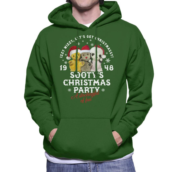Sooty Christmas A Stockingful Of Fun Men's Hooded Sweatshirt