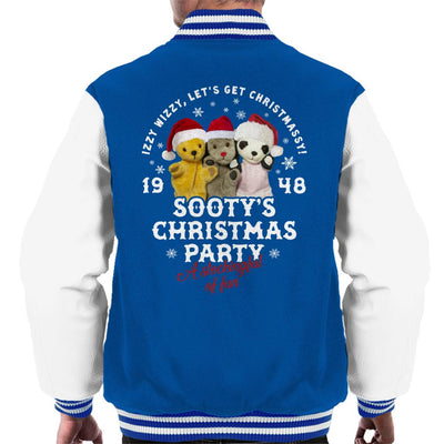 Sooty Christmas A Stockingful Of Fun Men's Varsity Jacket-Sooty's Shop