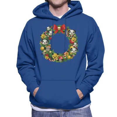 Sooty Christmas Wreath Men's Hooded Sweatshirt-Sooty's Shop