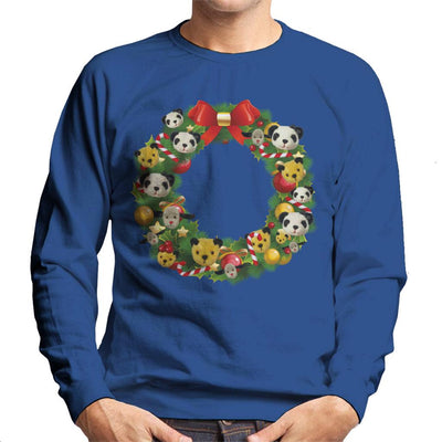 Sooty Christmas Wreath Men's Sweatshirt-Sooty's Shop