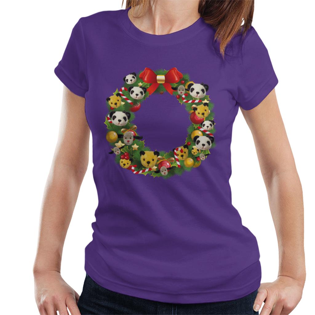 Sooty Christmas Wreath Women's T-Shirt-Sooty's Shop