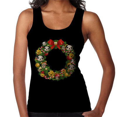 Sooty Christmas Wreath Women's Vest-Sooty's Shop