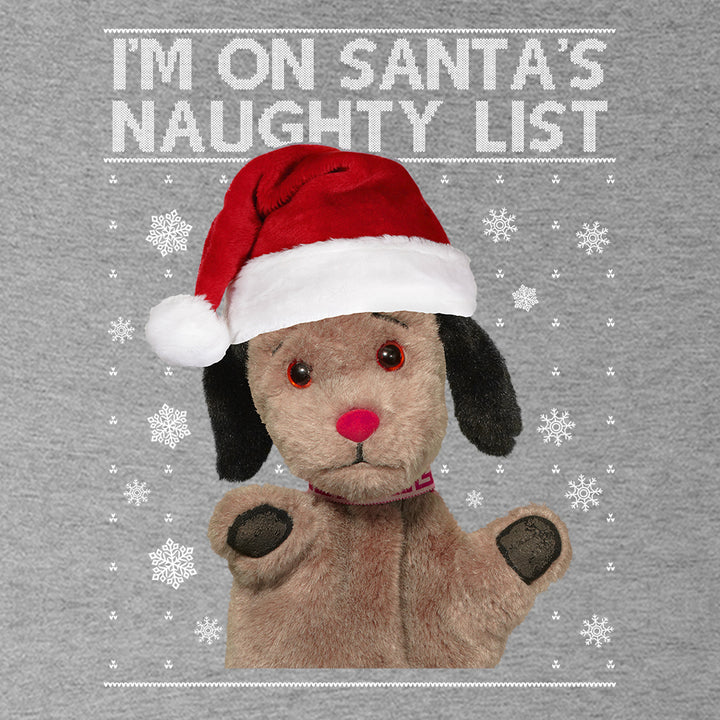 Sooty Sweep On Santa's Naughty List Kids Hooded Sweatshirt