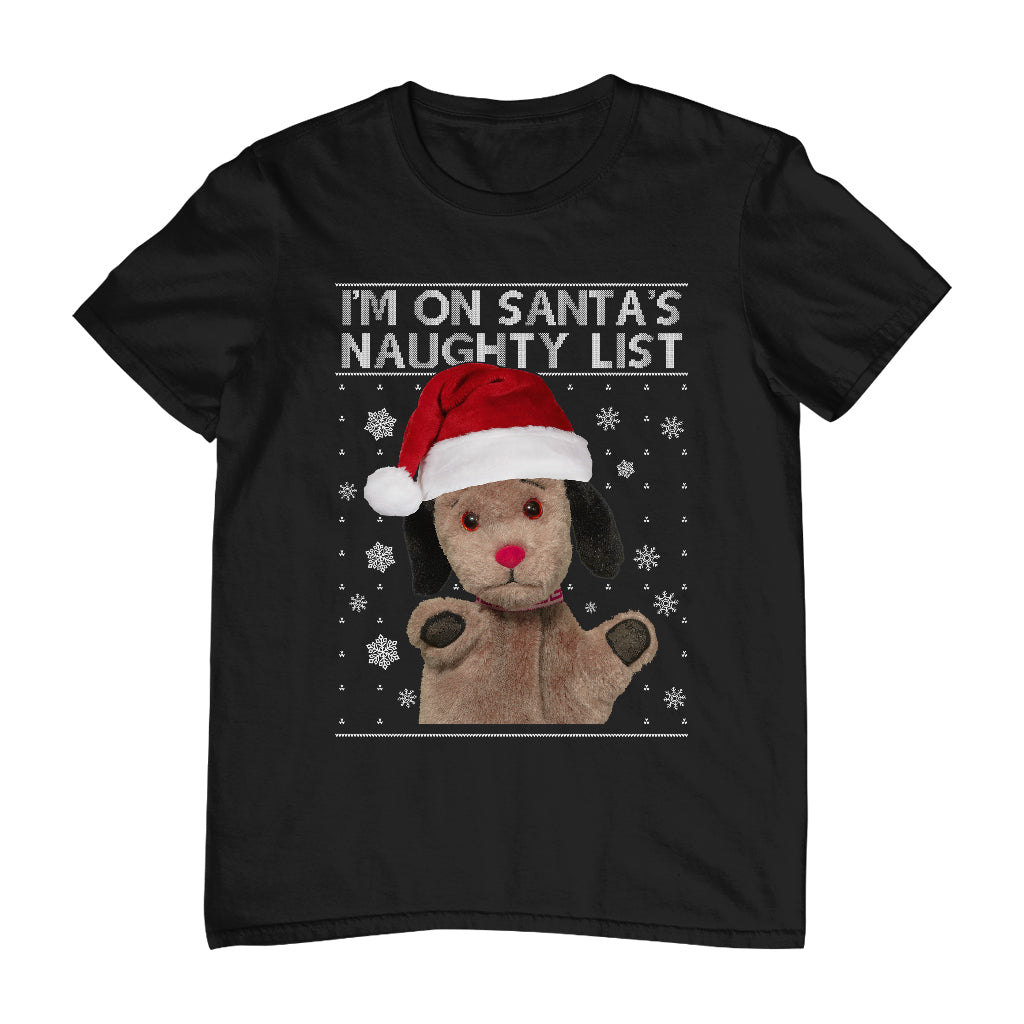 Sweep I'm On Santa's Naughty List Kids T-Shirt