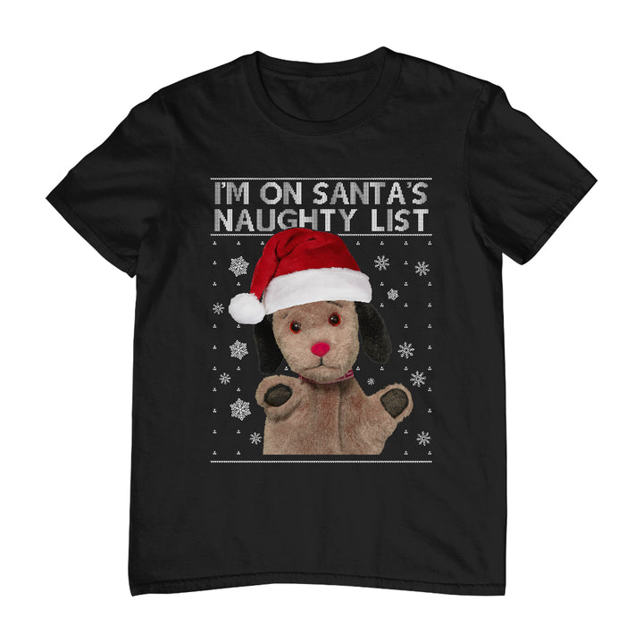 Sweep I'm On Santa's Naughty List Kids T-Shirt
