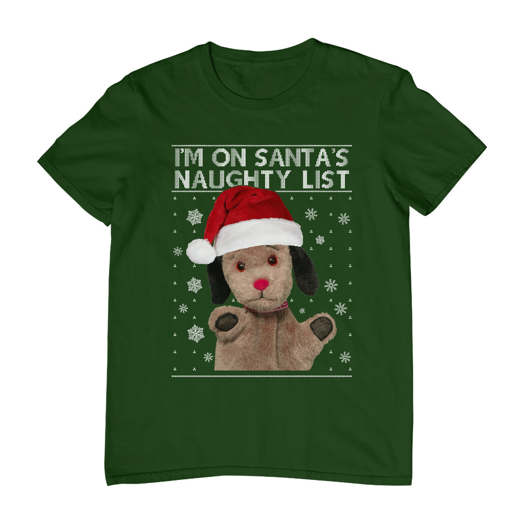 Sweep I'm On Santa's Naughty List Kids T-Shirt