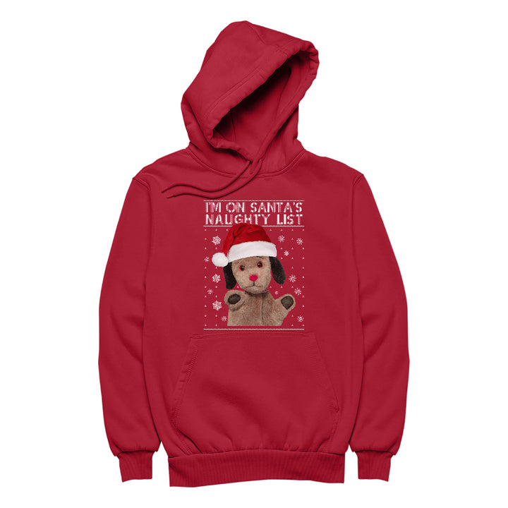 Sweep I'm On Santas Naughty List Women's Hooded Sweatshirt