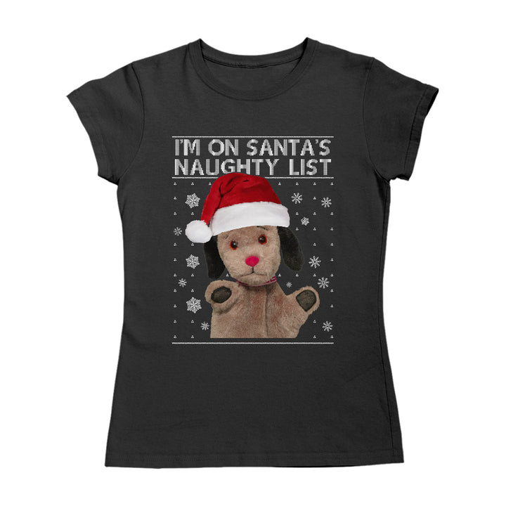 Sweep I'm On Santas Naughty List Women's T-Shirt
