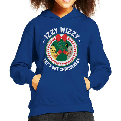 Sooty Christmas Izzy Wizzy Lets Get Chrismassy Kid's Hooded Sweatshirt-Sooty's Shop