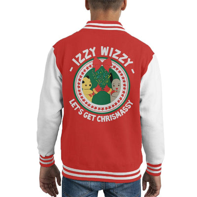 Sooty Christmas Izzy Wizzy Lets Get Chrismassy Kid's Varsity Jacket-Sooty's Shop