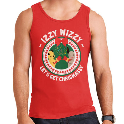 Sooty Christmas Izzy Wizzy Lets Get Chrismassy Men's Vest-Sooty's Shop