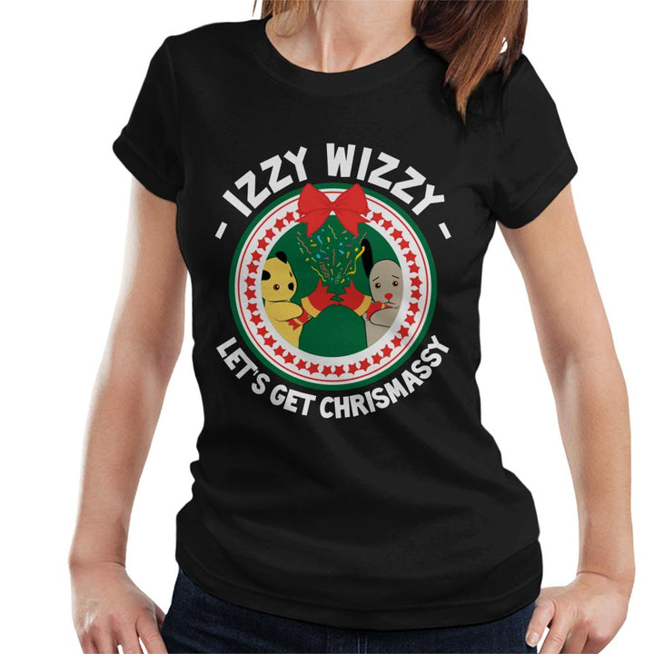 Sooty Christmas Izzy Wizzy Lets Get Chrismassy Women's T-Shirt-Sooty's Shop