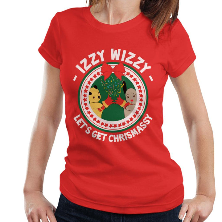 Sooty Christmas Izzy Wizzy Lets Get Chrismassy Women's T-Shirt-Sooty's Shop