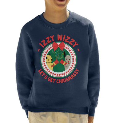 Sooty Christmas Lets Get Chrismassy Kid's Sweatshirt-Sooty's Shop