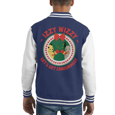 Sooty Christmas Lets Get Chrismassy Kid's Varsity Jacket-Sooty's Shop