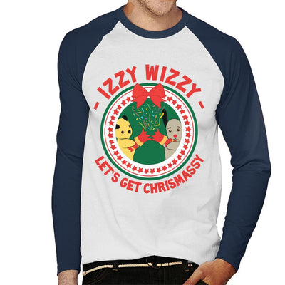 Sooty Christmas Lets Get Chrismassy Men's Baseball Long Sleeved T-Shirt-Sooty's Shop