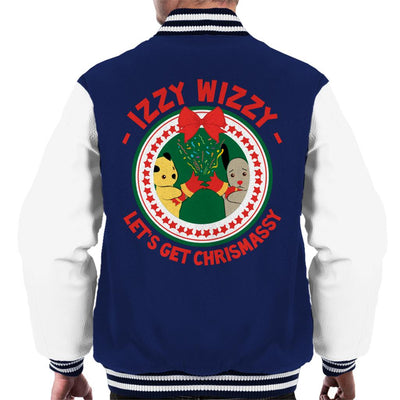 Sooty Christmas Lets Get Chrismassy Men's Varsity Jacket-Sooty's Shop