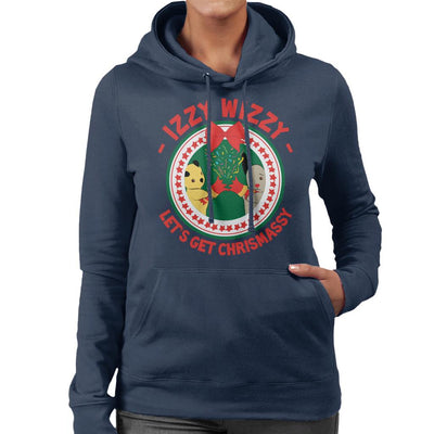Sooty Christmas Lets Get Chrismassy Women's Hooded Sweatshirt-Sooty's Shop
