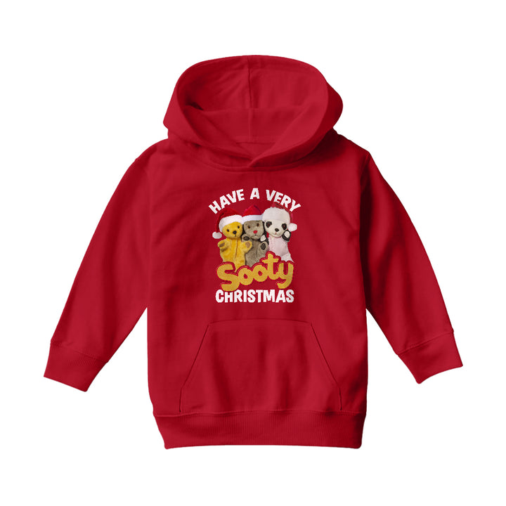 Sooty Christmas Have A Very Sooty Christmas Kids Hooded Sweatshirt