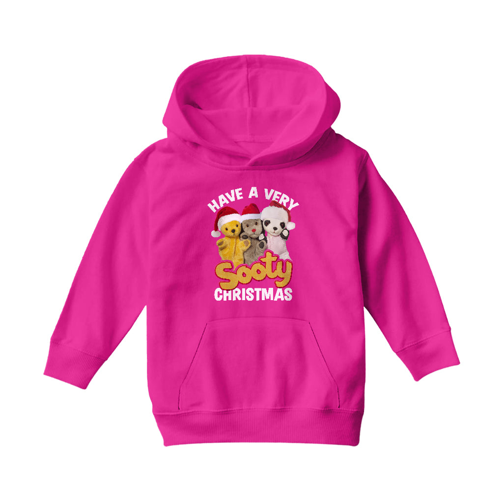 Sooty Christmas Have A Very Sooty Christmas Kids Hooded Sweatshirt