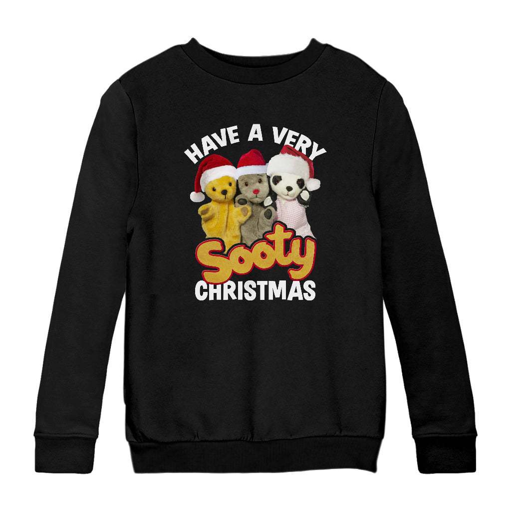 Sooty Christmas Have A Very Sooty Christmas Kids Sweatshirt