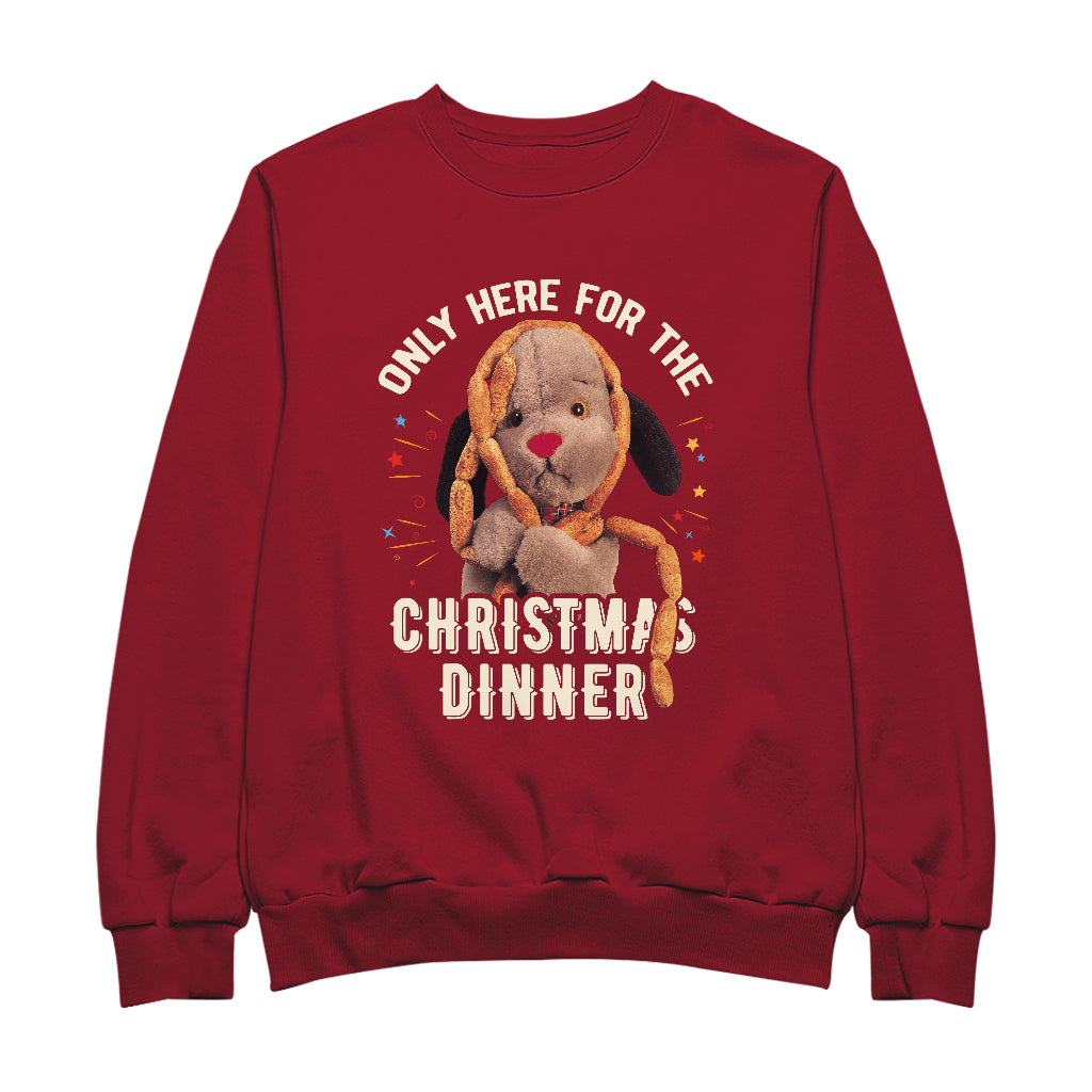 Sooty Christmas Sweep Only Here For The Christmas Dinner Women's Sweatshirt