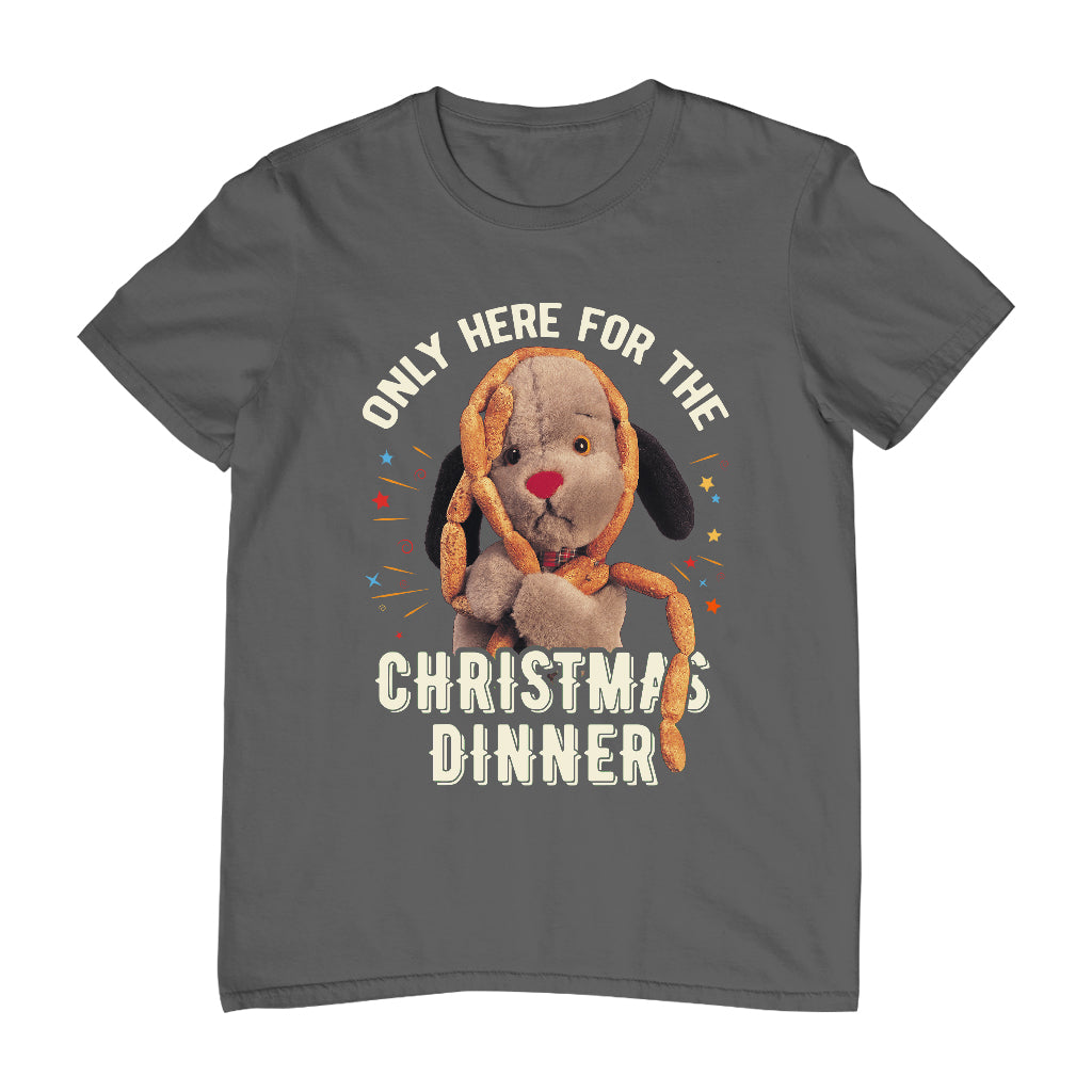 Sooty Christmas Sweep Only Here For The Christmas Dinner Men's T-Shirt