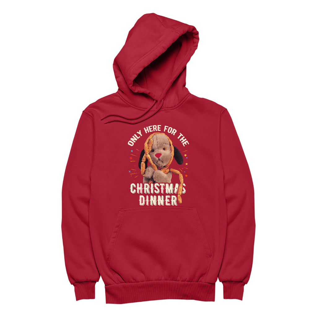 Sooty Christmas Sweep Only Here For The Christmas Dinner Women's Hooded Sweatshirt