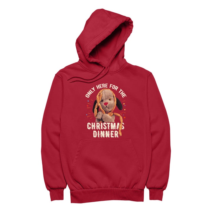 Sooty Christmas Sweep Only Here For The Christmas Dinner Women's Hooded Sweatshirt
