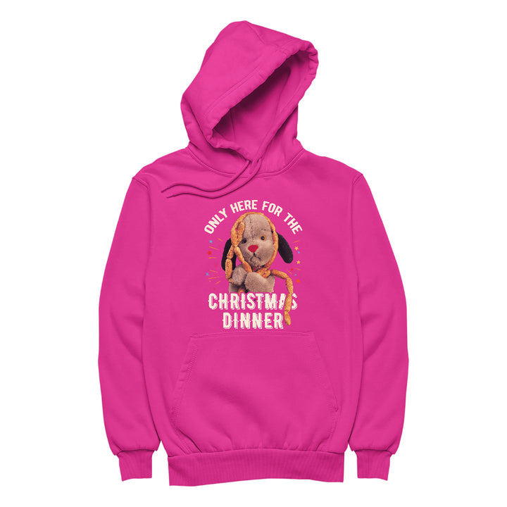 Sooty Christmas Sweep Only Here For The Christmas Dinner Women's Hooded Sweatshirt