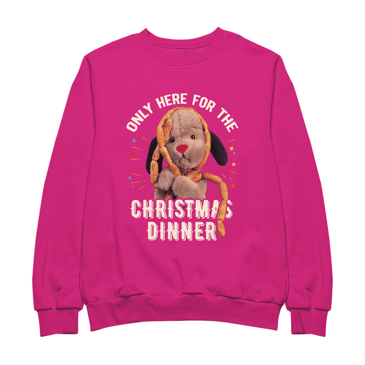 Sooty Christmas Sweep Only Here For The Christmas Dinner Women's Sweatshirt