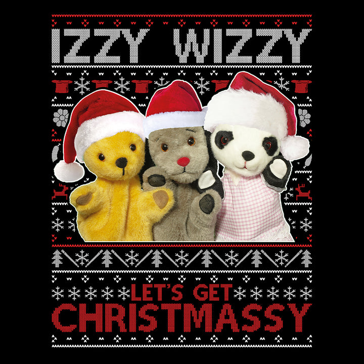 Sooty Christmas Izzy Wizzy Kids Hooded Sweatshirt